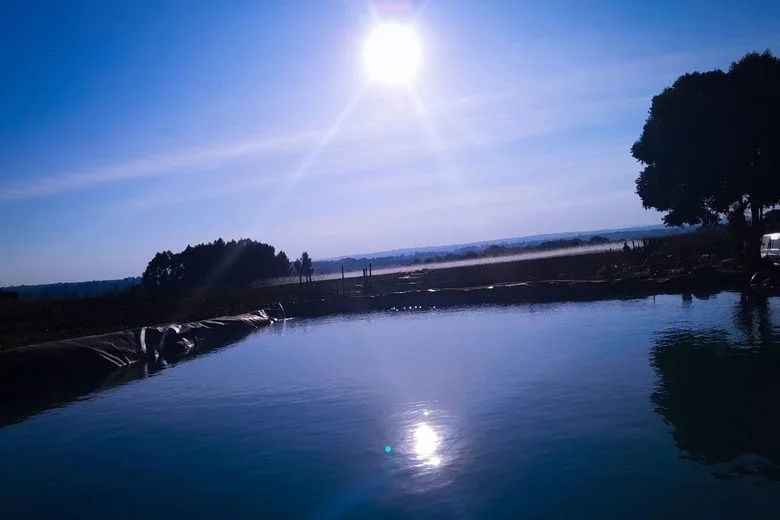 Water storage reservoir supporting agricultural production